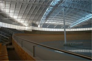 Atropellan a señora en la pista de patinaje de Panamericanos