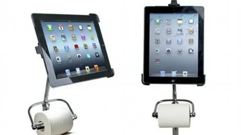 Para no ensuciar el iPad cuando se entra al baño