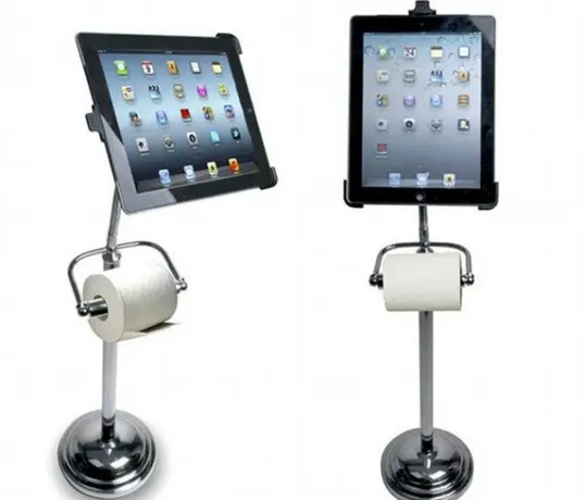 Para no ensuciar el iPad cuando se entra al baño