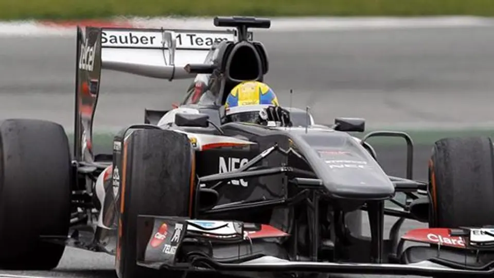 Esteban Gutiérrez terminó quinto en Cataluña