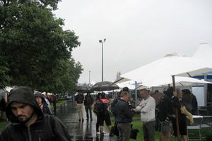 Ni agua ni frío arruinan la fiesta