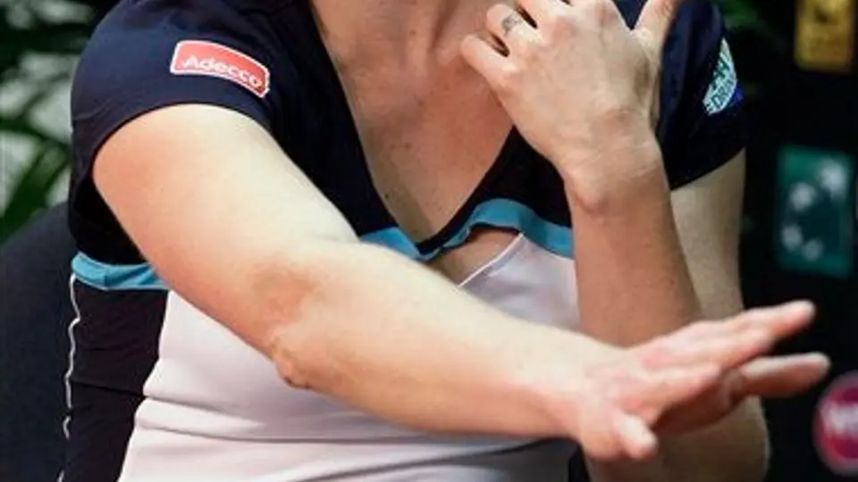 Kim Clijsters, inactiva un mes por lesiones
