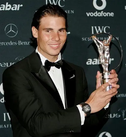 Nadal recibe el Laureus como el mejor deportista de 2010