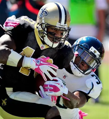 Brees lleva a la victoria a los Santos 23-10 sobre Jacksonville