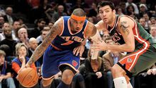 Carmelo Anthony brilla en su debut con los Knicks