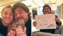 Maradona sale con una joven 30 años menor que él