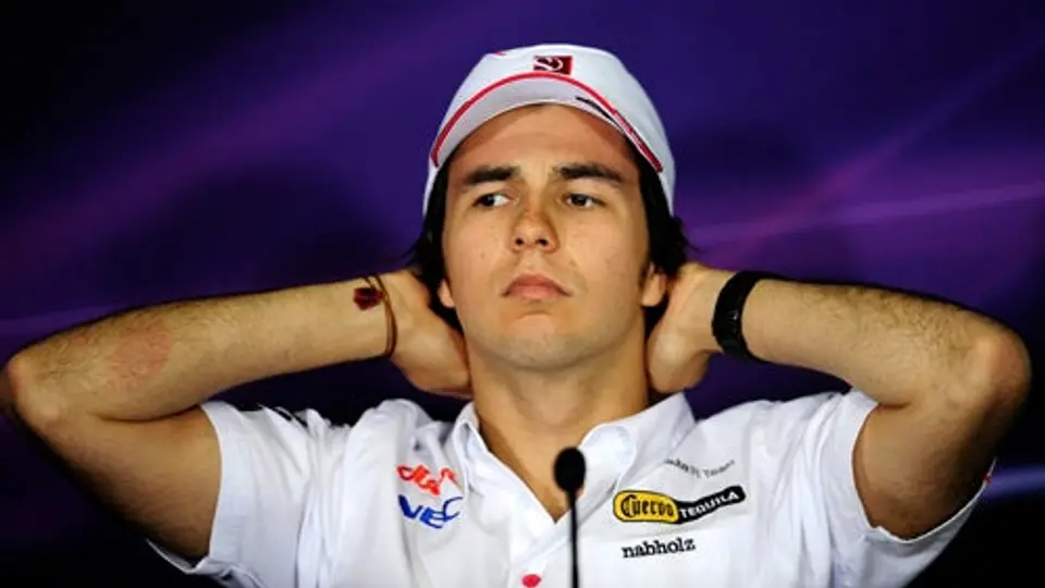Checo en espera de permiso médico