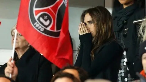 Victoria Beckham, nerviosa durante el debut de su esposo