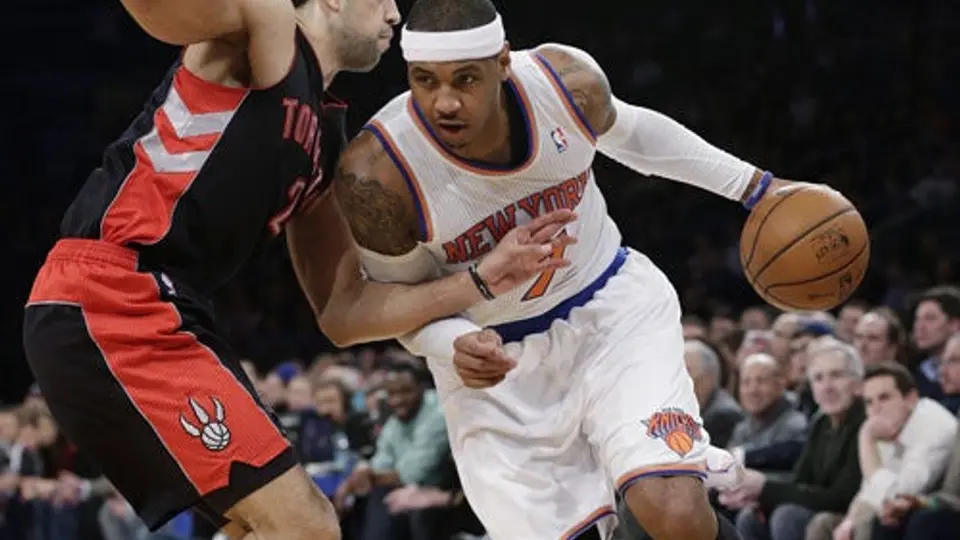 Carmelo Anthony es duda para el Juego de Estrellas