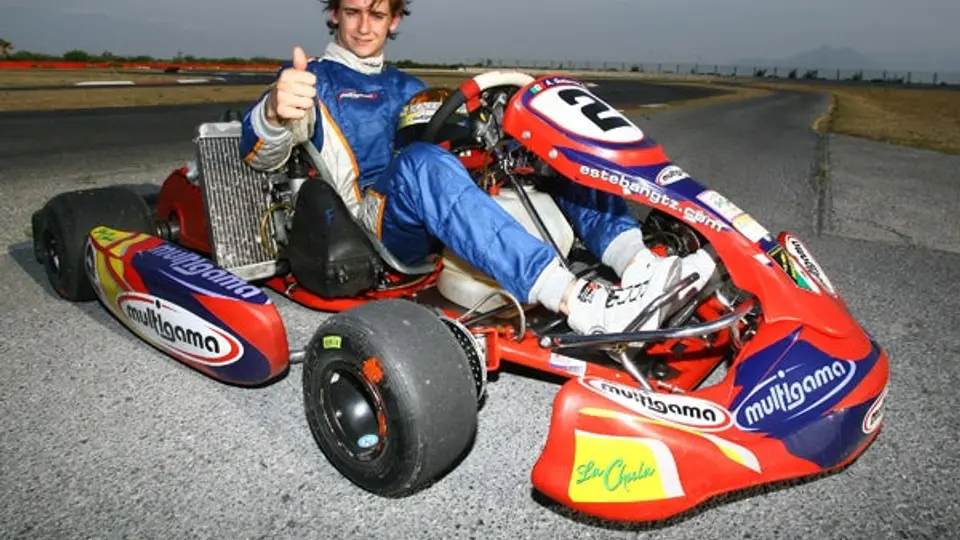 'Guti' practicó con un go-kart
