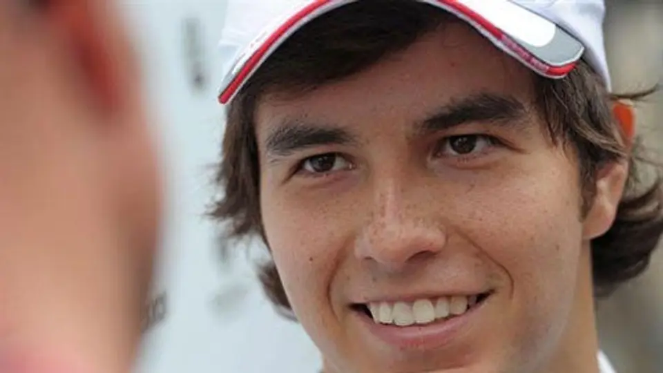 Checo, contento con clasificación en Bélgica