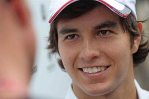 Checo, contento con clasificación en Bélgica