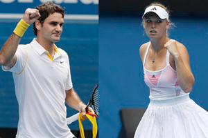Federer y Wozniacki avanzan en Abierto de Australia
