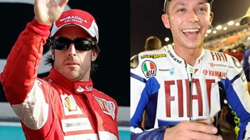Alonso y Rossi se enfrentarán en pistas de esquí y de hielo