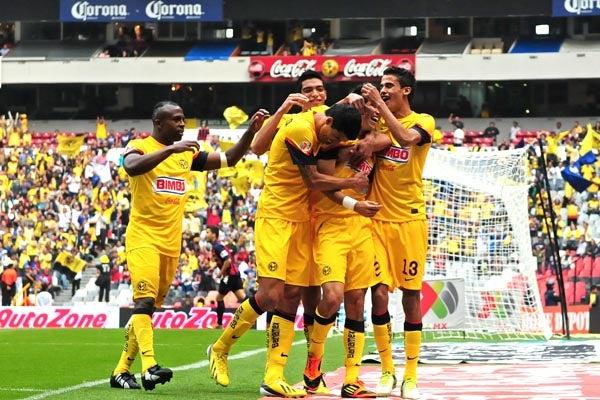 América celebró su primer gol del partido | MEXSPORT