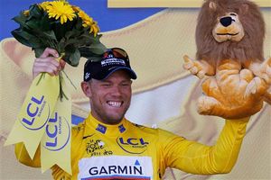 Hushovd, nuevo líder del Tour tras triunfo en contrarreloj