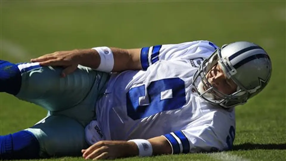Romo jugaría con una costilla rota y un pulmón perforado