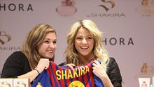 Shakira muestra su afición por el Barça