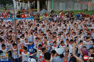 Alrededor de 3 mil niños corren en la Carrera Infantil Soriana