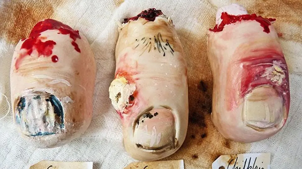 Pasteles de dedos mutilados, un éxito en Reino Unido