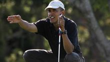 Obama juega golf con Tiger Woods