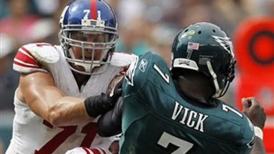 Vick se va con la mano fracturada en la derrota ante Gigantes 29-16