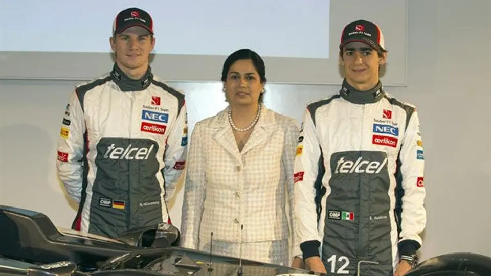 Esteban Gutiérrez presenta el Sauber C32