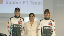 Esteban Gutiérrez presenta el Sauber C32