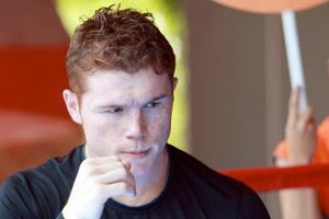 Canelo Álvarez, concentrado en su pelea ante Alfonso Gómez