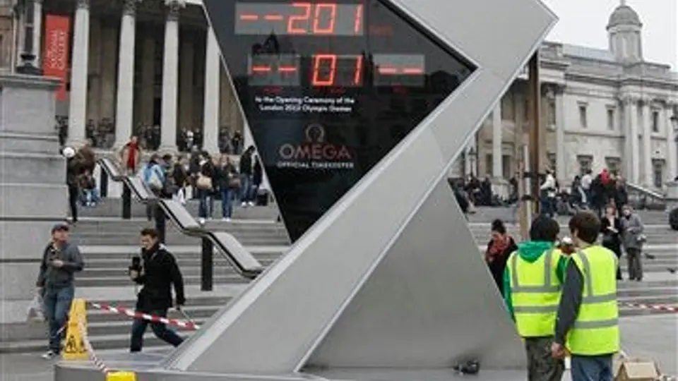 Se detiene reloj que marca cuenta regresiva para Londres 2012