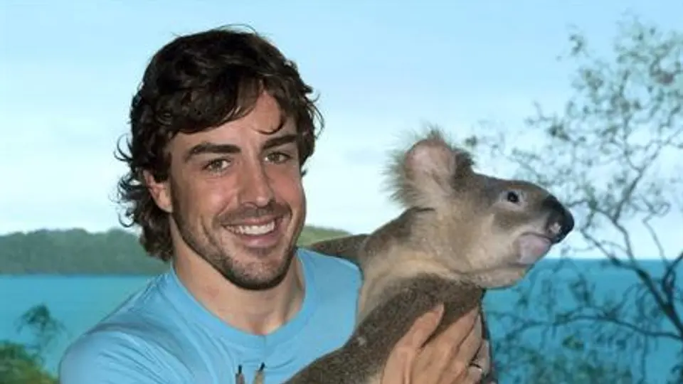 Fernando Alonso convive con Koala