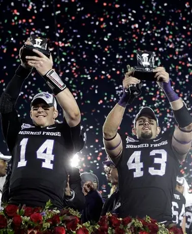 TCU vence 21-19 a Wisconsin y se lleva el Rose Bowl
