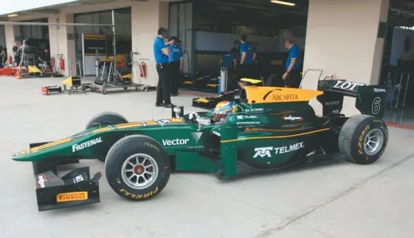 Guti, con dificultades en segundo día de prácticas en GP2