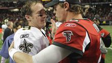 Brees saca la casta; Santos vence 17-14 a Atlanta