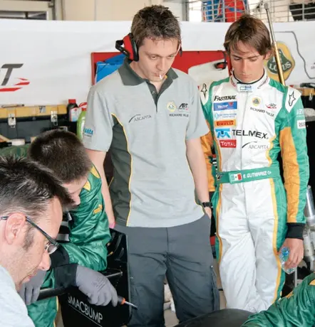 Guti, a perfeccionar en entrenamiento de GP2
