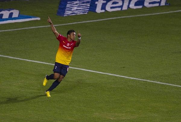 El ecuatoriano celebró su anotación | CIRO GUTIERREZ