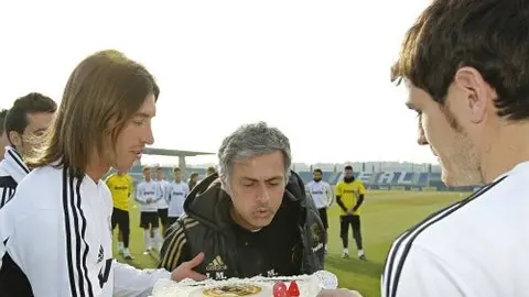 Mourinho festeja sus 50 años