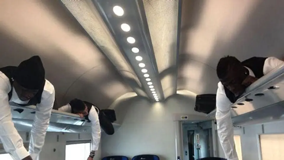 Balotelli, El Shaarawy y Niang viajaron en portamaletas