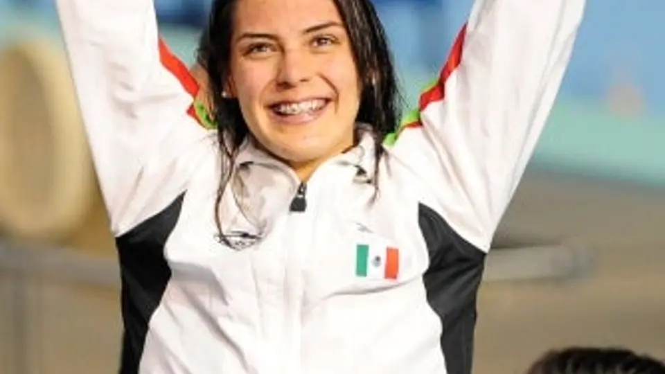 María Fernanda González, orgullosa de sus medallas