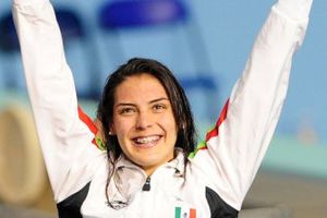 María Fernanda González, orgullosa de sus medallas