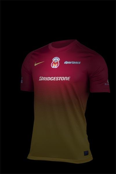 El escudo aparece en el centro del pecho y el Swoosh en amarillo en el extremo superior derecho. I ESPECIAL