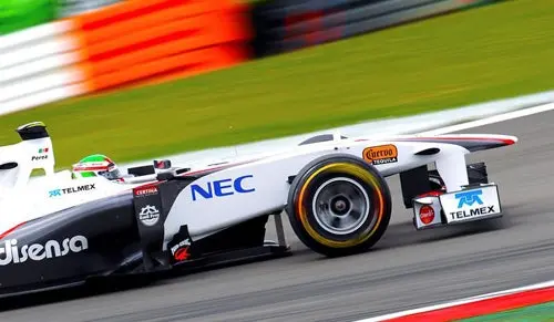 Checo terminó décimo primero en el GP de Alemania