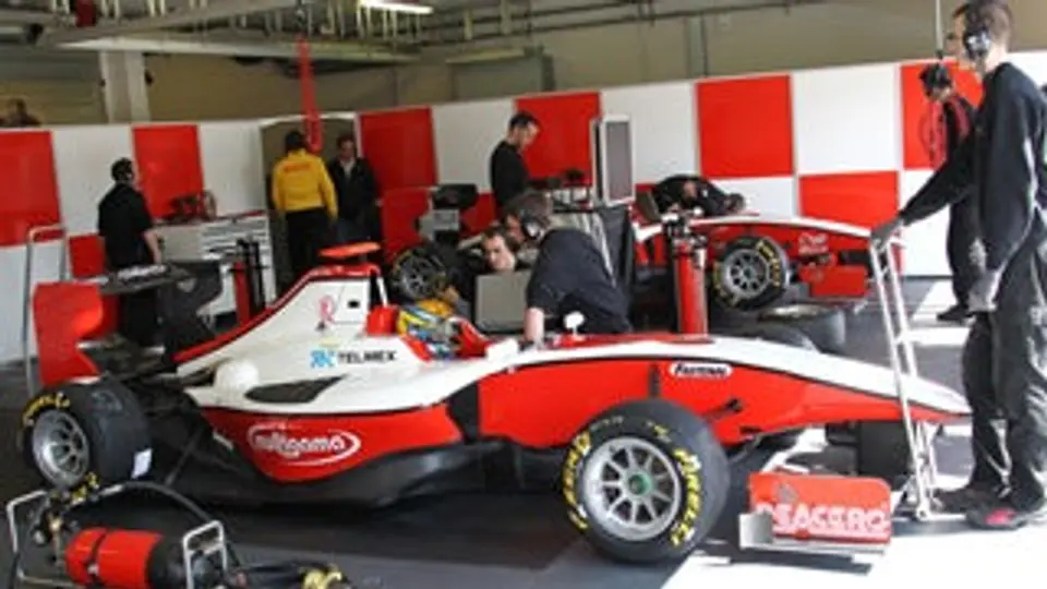 Guti termina pruebas de GP3 en 2010