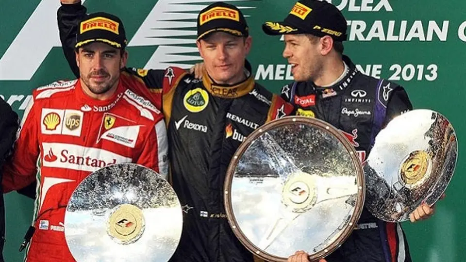 Kimi Raikkonen gana el Gran Premio de Australia
