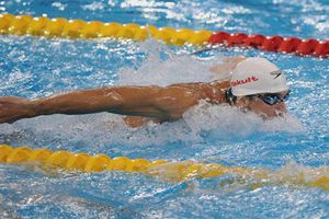Phelps consigue su primer medalla en China, bronce en 4x100