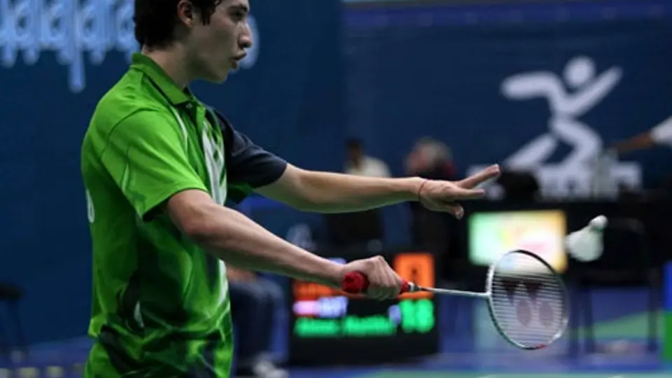 Andrés López, eliminado del bádminton individual en JP