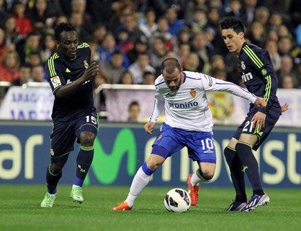 Zaragoza, muy temprano en el encuentro, se puso adelante | EFE