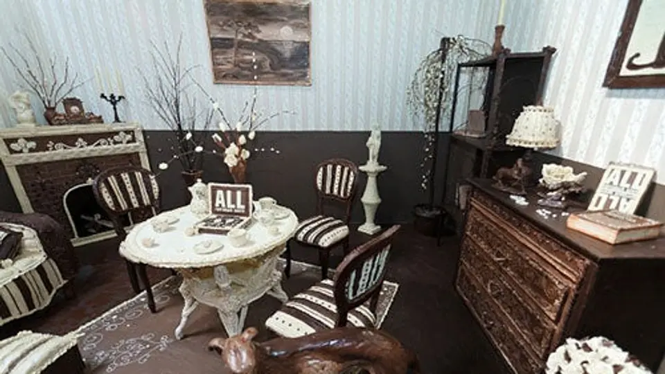Crean en Bielorrusia habitación de chocolate