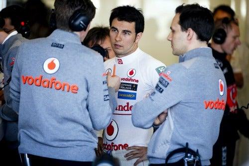 Checo reportó problemas de subviraje | EFE