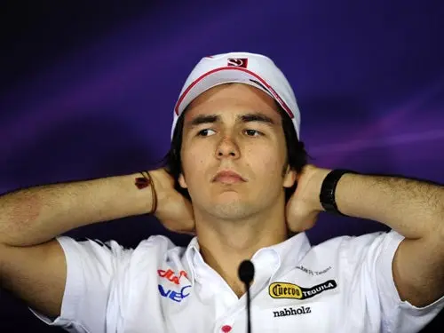 Checo, decepcionado tras el abandono en Bélgica
